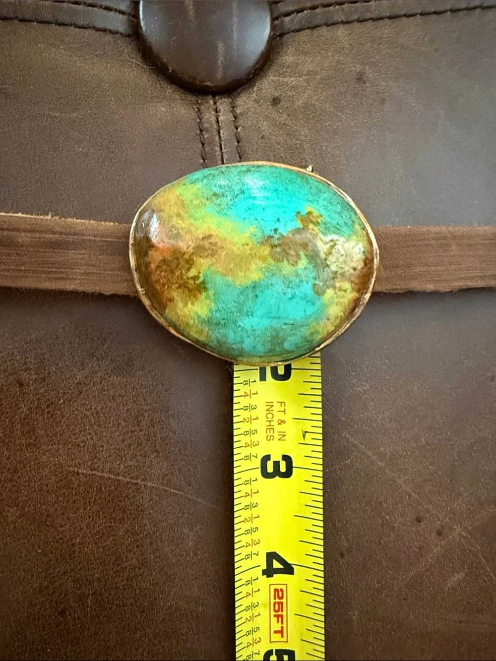 NEW Sookie Sookie Large Handcrafted Faux Turquoise leather Bracelet. OS